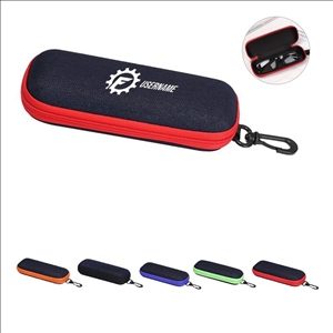 Portable Zipper Glasses Case
